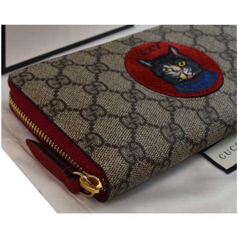 gucci bag animal print|Gucci mystic cat wallet.